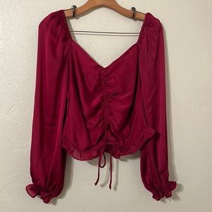 Great color for the holidays, comfortable and feminine